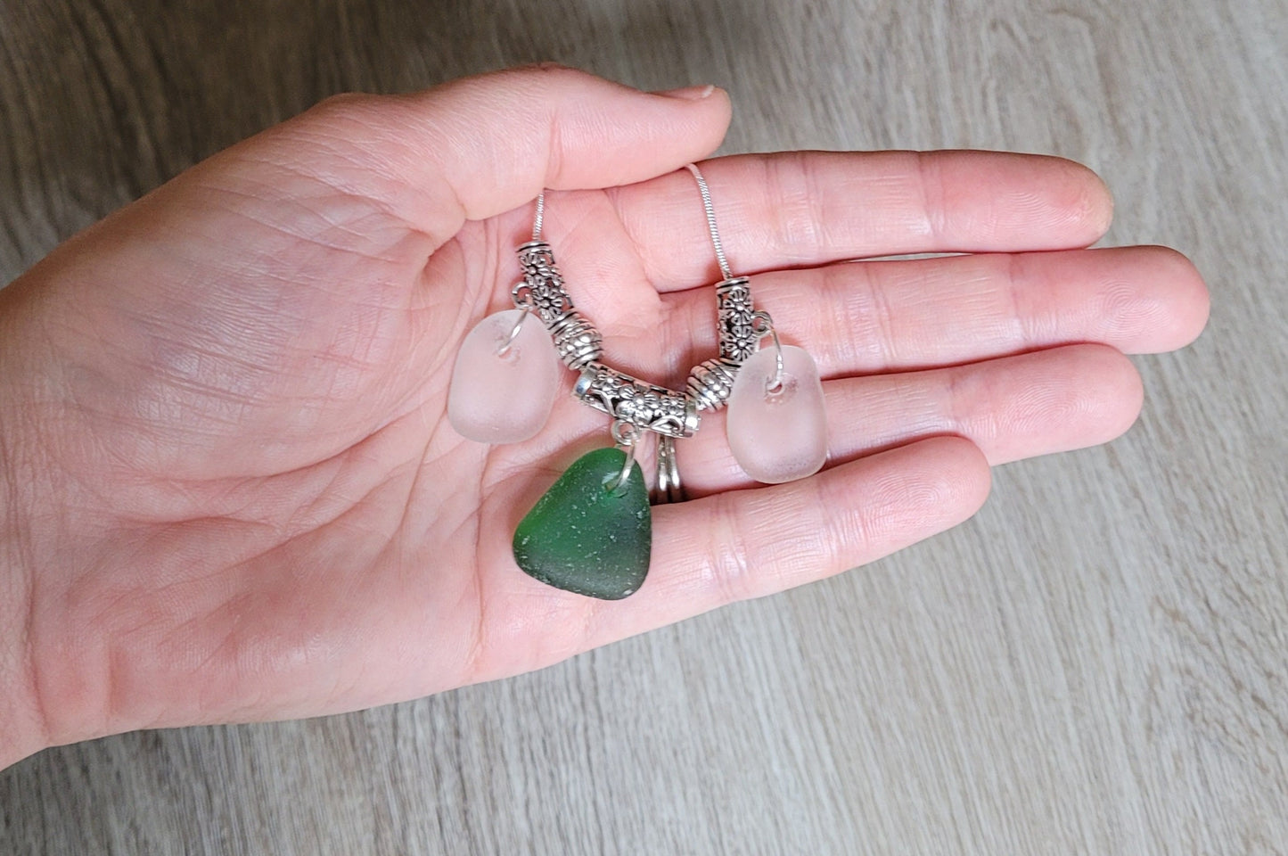 Sea Glass Necklace/Sea Glass Jewelry/Sea Glass Pendant/Genuine Sea Glass/Beach Jewelry/Nautical Jewelry/Gift for Her/Unique Gift/156