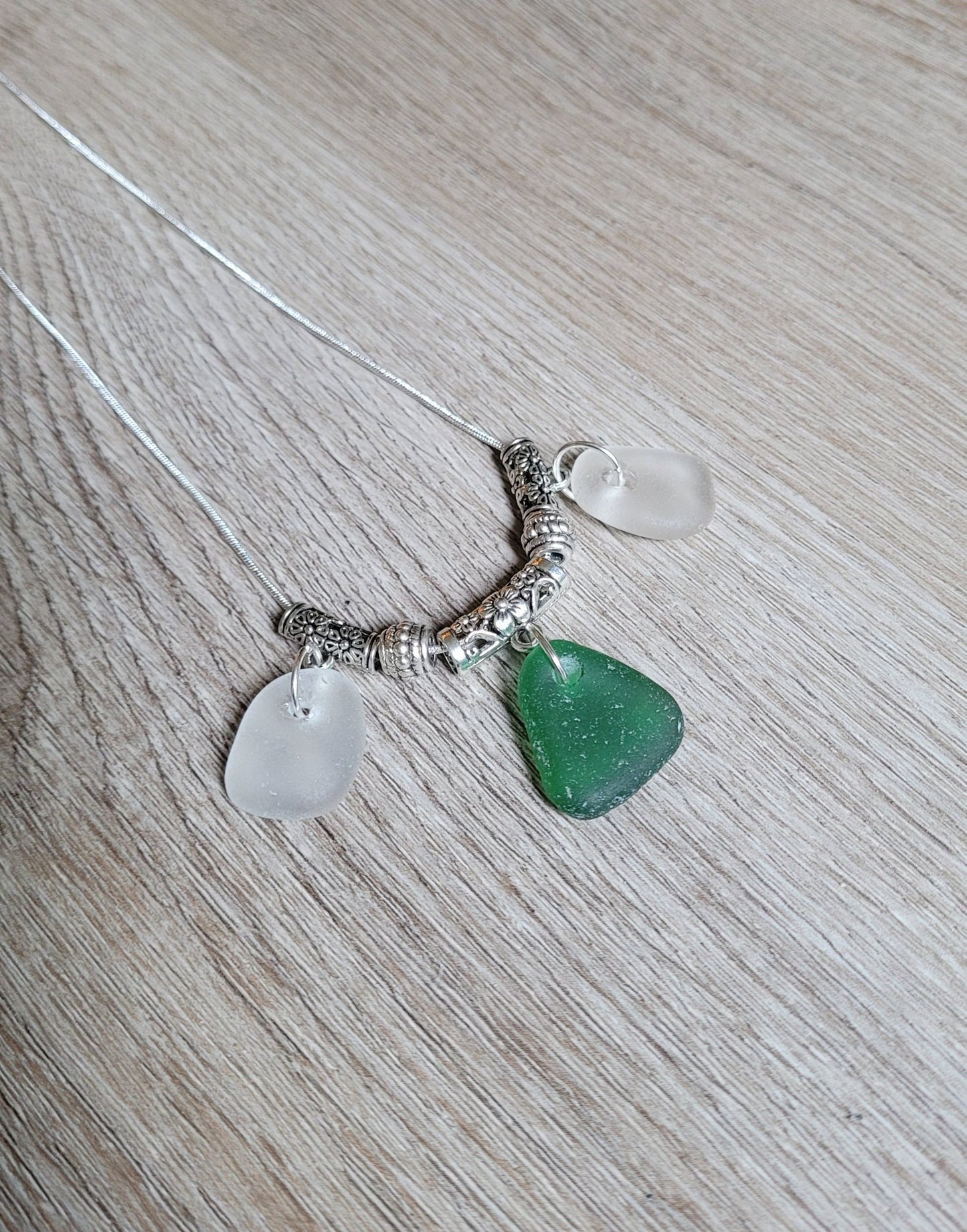 Sea Glass Necklace/Sea Glass Jewelry/Sea Glass Pendant/Genuine Sea Glass/Beach Jewelry/Nautical Jewelry/Gift for Her/Unique Gift/156