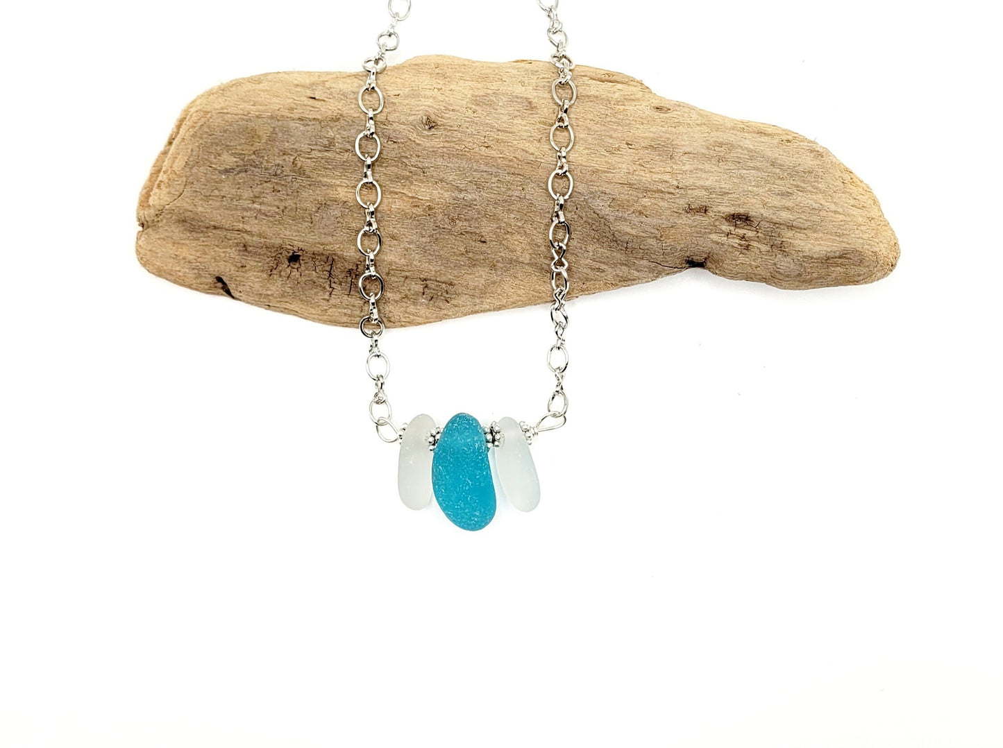 Sea Glass Jewelry/Genuine Sea Glass Necklace/ Sea Glass/Beach Glass Necklace/Nautical Necklace/Gift for Her/Unique Gift/113