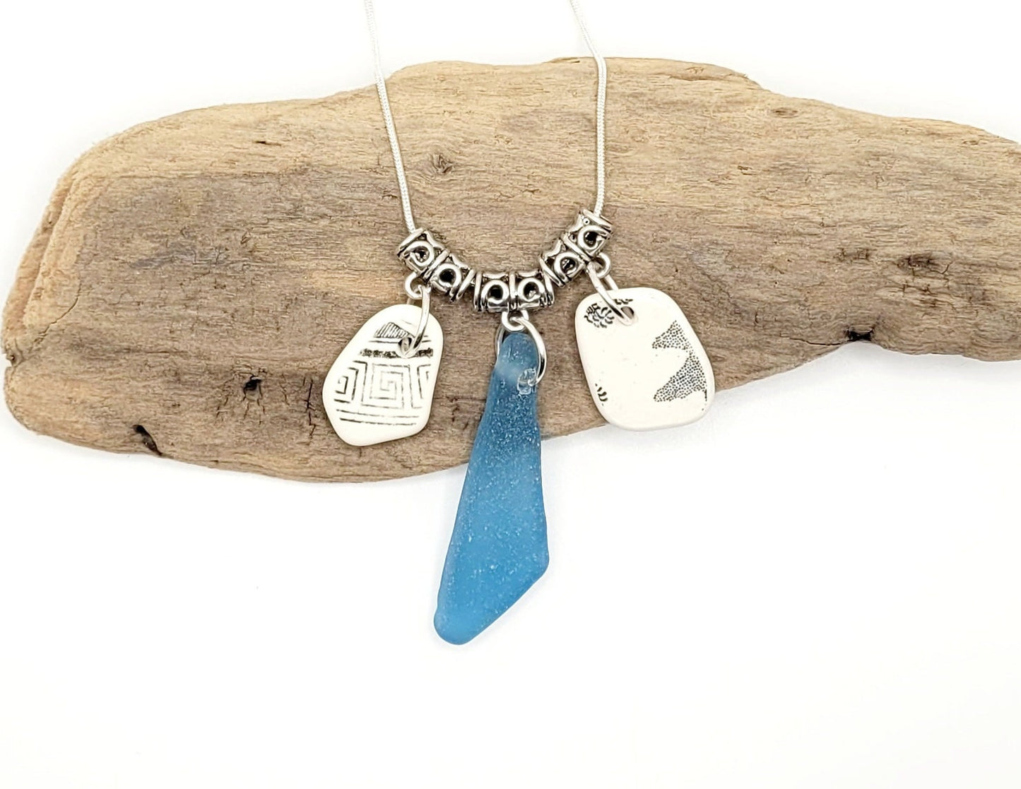 Sea Glass Necklace/Sea Glass Jewelry/Sea Glass Pendant/Genuine Sea Glass/Beach Jewelry/Nautical Jewelry/Gift for Her/Unique Gift/52