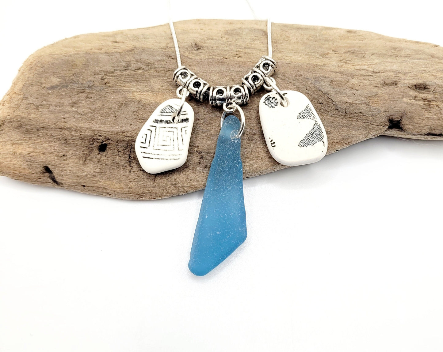 Sea Glass Necklace/Sea Glass Jewelry/Sea Glass Pendant/Genuine Sea Glass/Beach Jewelry/Nautical Jewelry/Gift for Her/Unique Gift/52