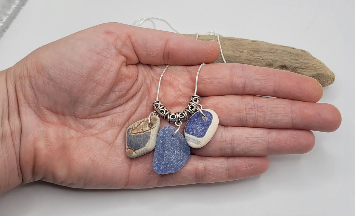 Sea Glass Necklace/Sea Glass Jewelry/Sea Glass Pendant/Genuine Sea Glass/Beach Jewelry/Nautical Jewelry/Gift for Her/Unique Gift