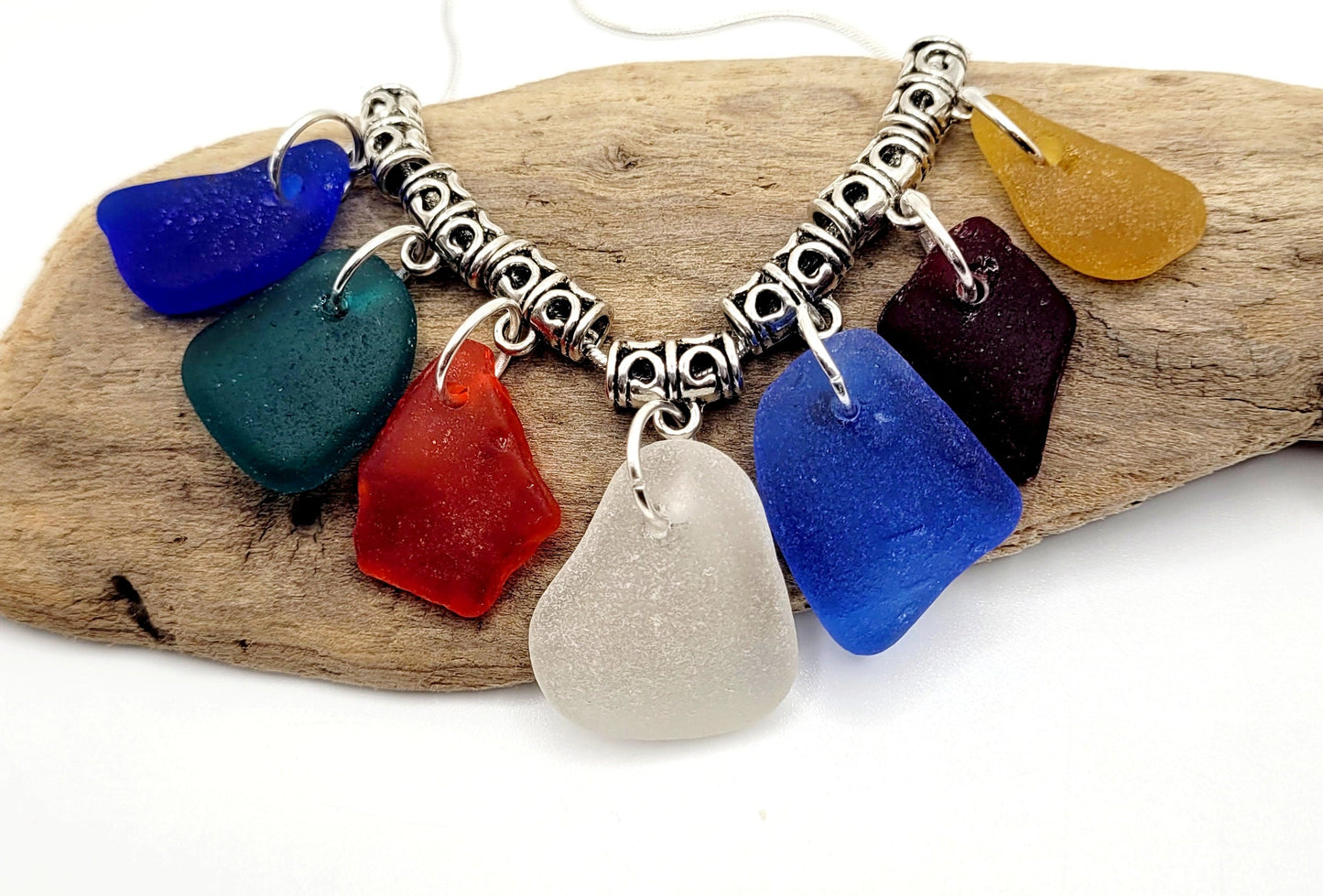 Sea Glass Necklace/Sea Glass Jewelry/Sea Glass Pendant/Genuine Sea Glass/Beach Jewelry/Nautical Jewelry/Gift for Her/Unique Gift/62