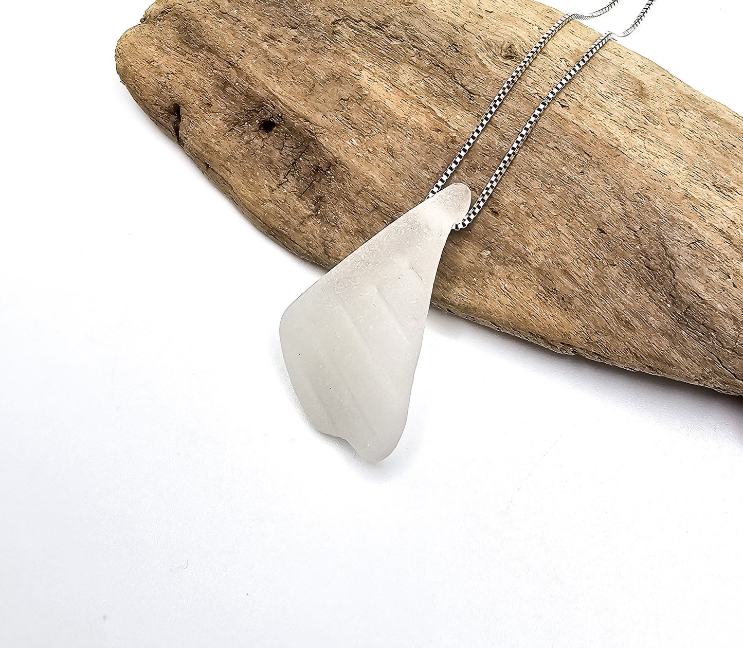 Genuine Sea Glass/Sea Glass Necklace/Sea Glass Pendant/Coastal Jewelry/Nautical Pendant/Genuine Sea Glass Jewelry