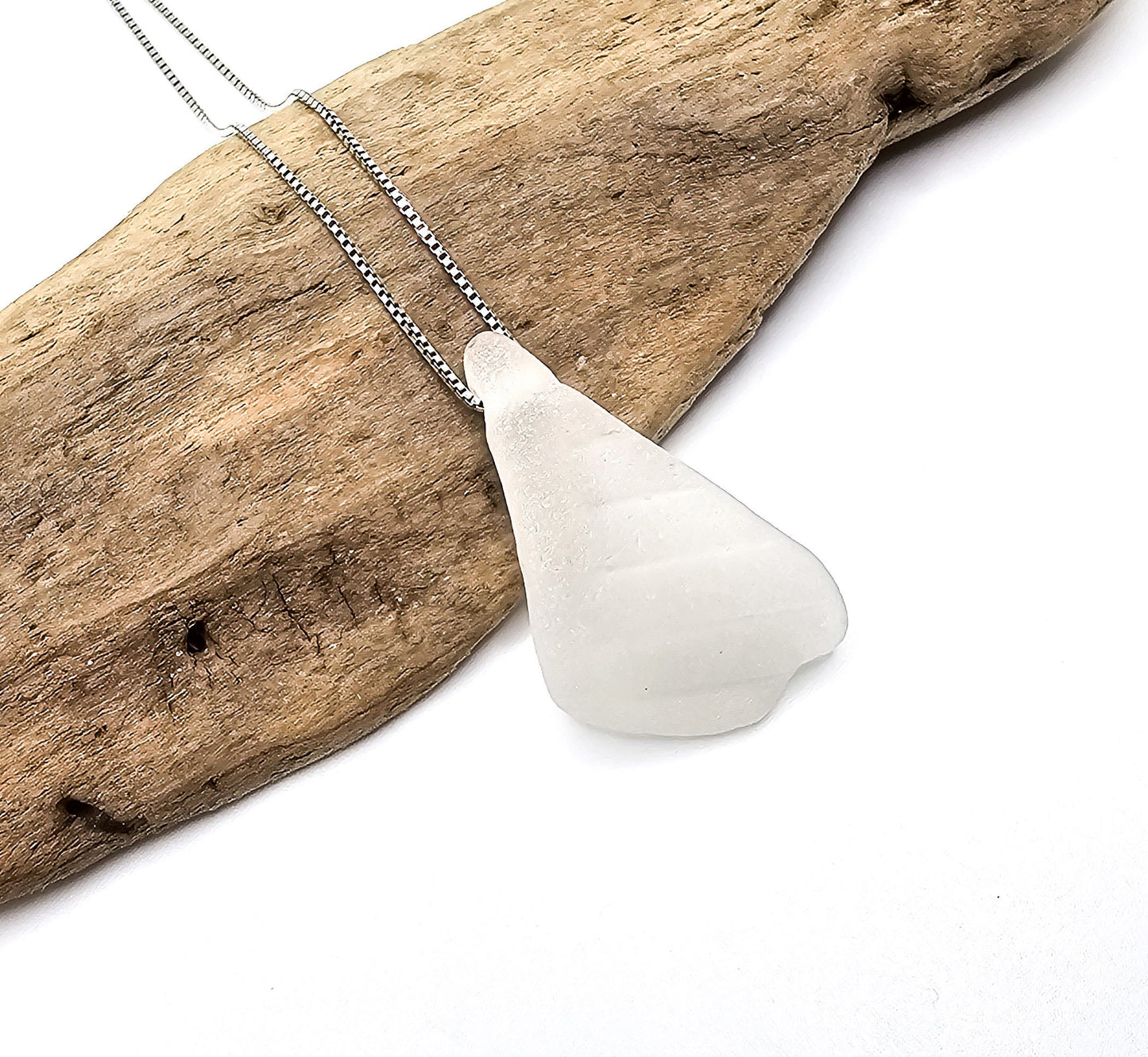 Genuine Sea Glass/Sea Glass Necklace/Sea Glass Pendant/Coastal Jewelry/Nautical Pendant/Genuine Sea Glass Jewelry