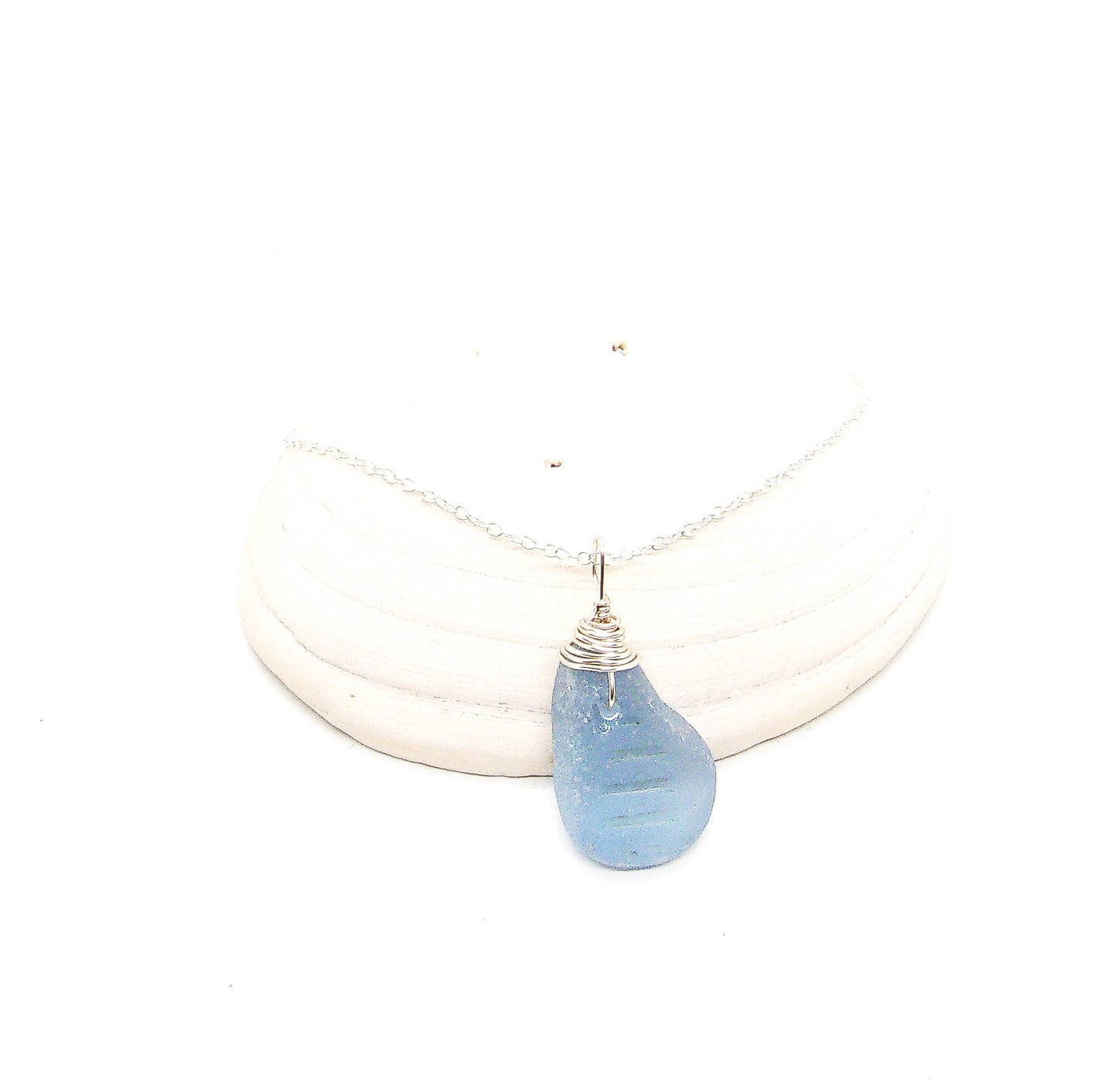 Sea Glass Jewelry/Sea Glass Necklace/Sea Glass Pendant/Coastal Jewelry/Nautical Pendant/Sea Glass Jewelry/74