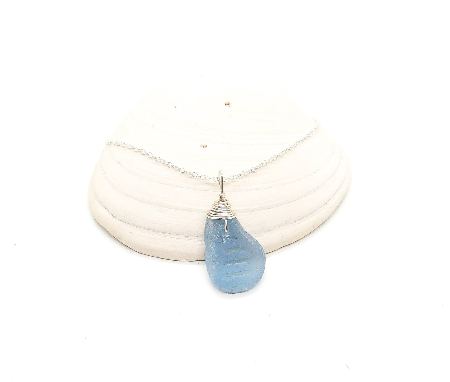 Sea Glass Jewelry/Sea Glass Necklace/Sea Glass Pendant/Coastal Jewelry/Nautical Pendant/Sea Glass Jewelry/74